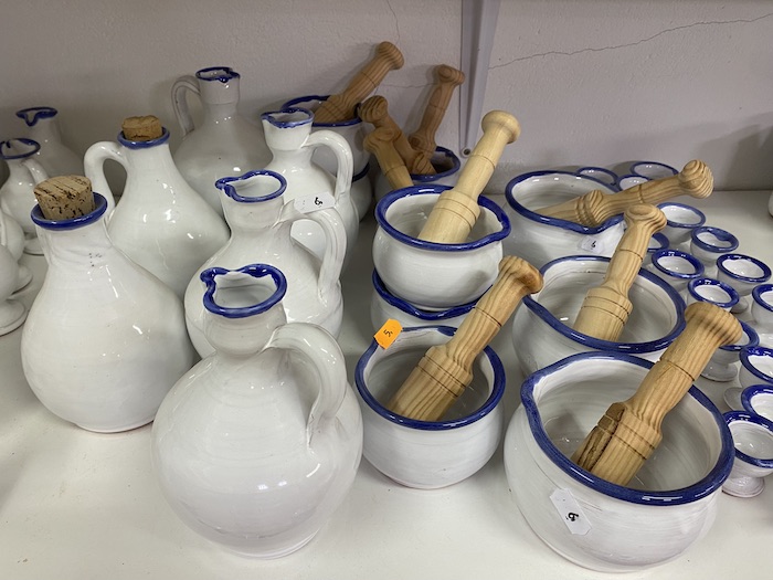 Morteros y aceiteras