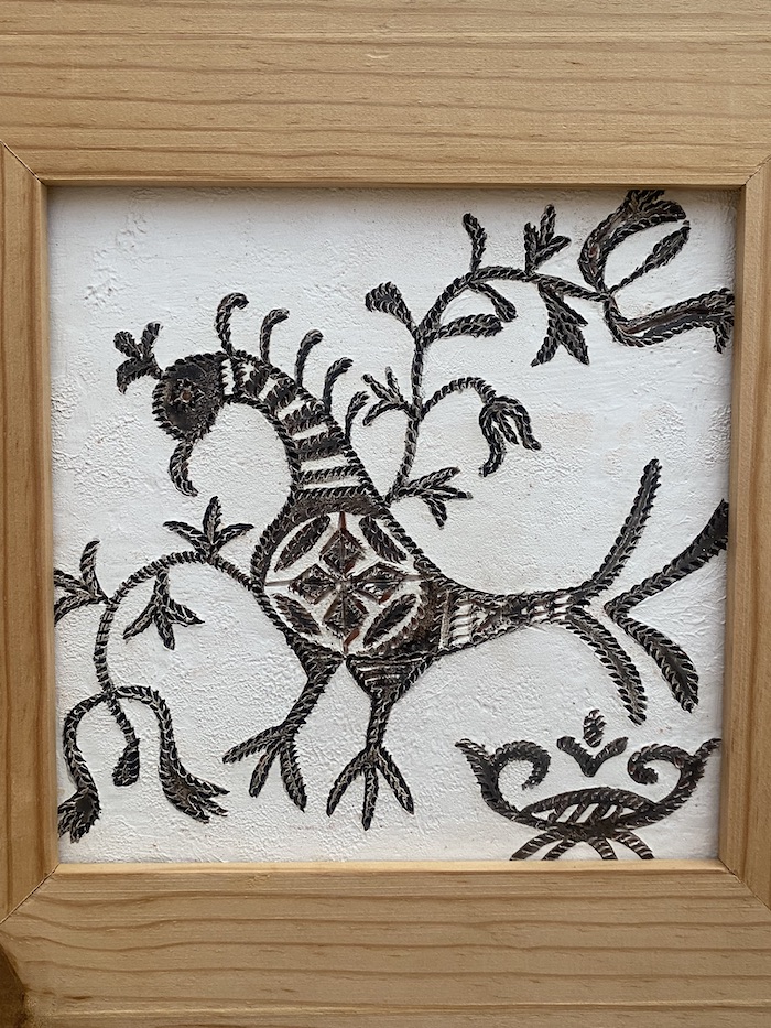 Pájara serrana en blanco y negro